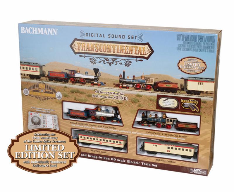 TRANSCONTINENTAL WITH DIGITAL SOUND - LIMITED EDITION (HO SCALE) TRANSCONTINENTAL WITH DIGITAL SOUND - LIMITED EDITION (HO SCALE)