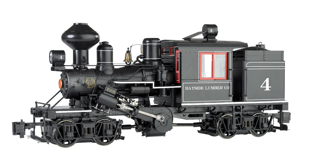 Bayside Lumber Company #4 - Two-Truck Climax -DCC Sound G Scale Bayside Lumber Company #4 - Two-Truck Climax -DCC Sound G Scale