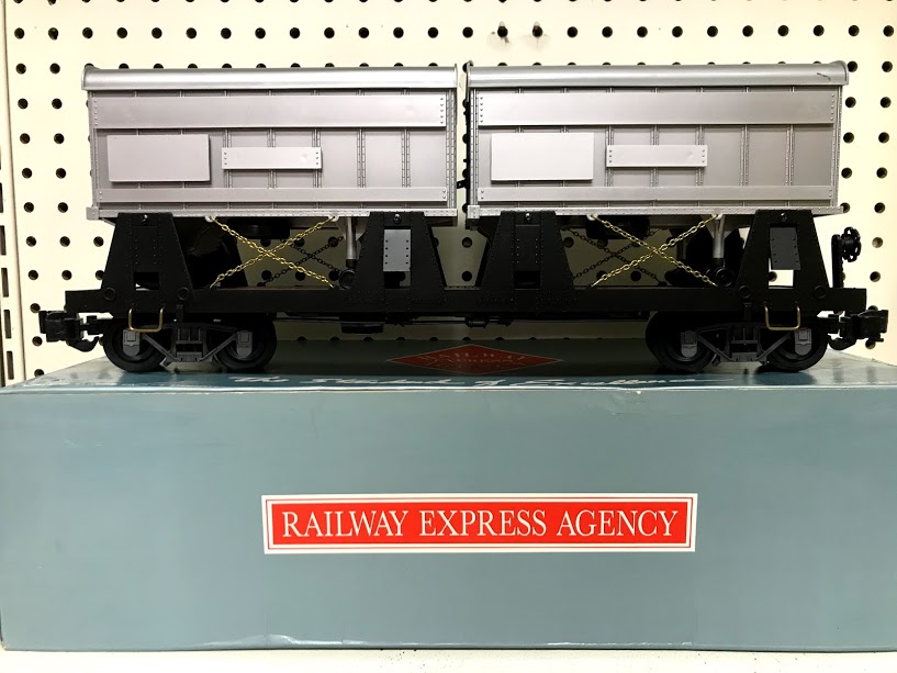 Railway Express Agency 46500 Undecorated Piggyback Flatcar Railway Express Agency 46500 Undecorated Piggyback Flatcar